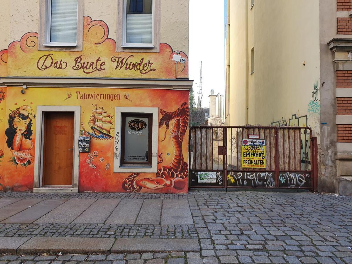 Ferienwohnung Oder Studio Dresden-Neustadt Inkl Parkplatz Mit Balkon Oder Terrasse Buitenkant foto