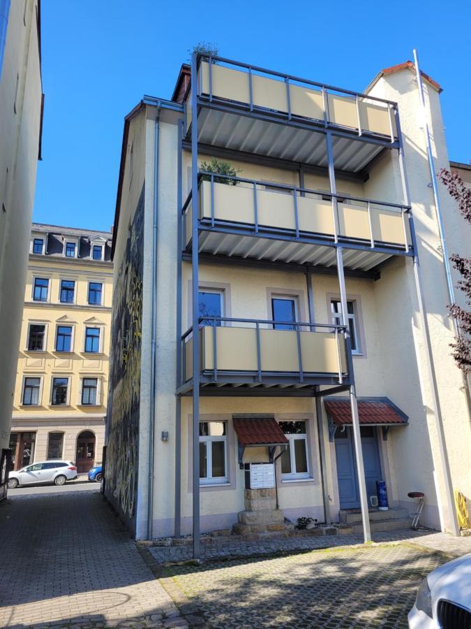 Ferienwohnung Oder Studio Dresden-Neustadt Inkl Parkplatz Mit Balkon Oder Terrasse Buitenkant foto